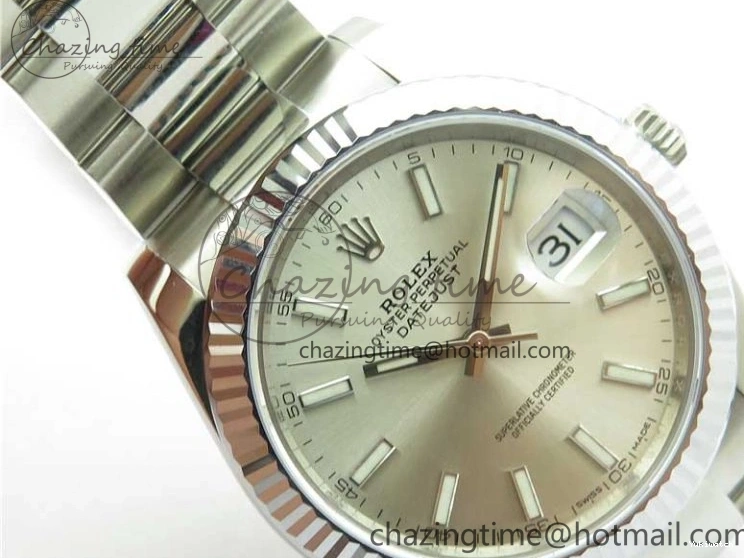 Edition DateJust 41 VSF 904L VS3235 Silver Bracelet 126334 Best on Dial 1:1 SS Oyster 0506